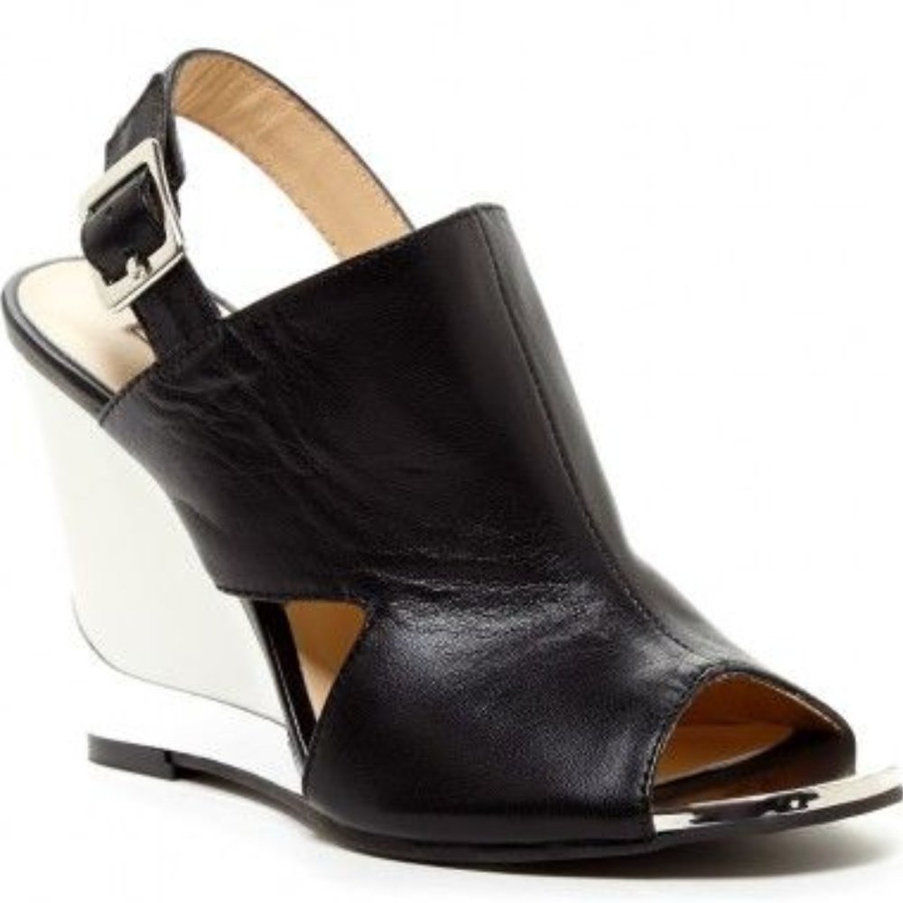 Chinese Laundry Kristin Cavallari Sorriso Cutout Leather Wedges
